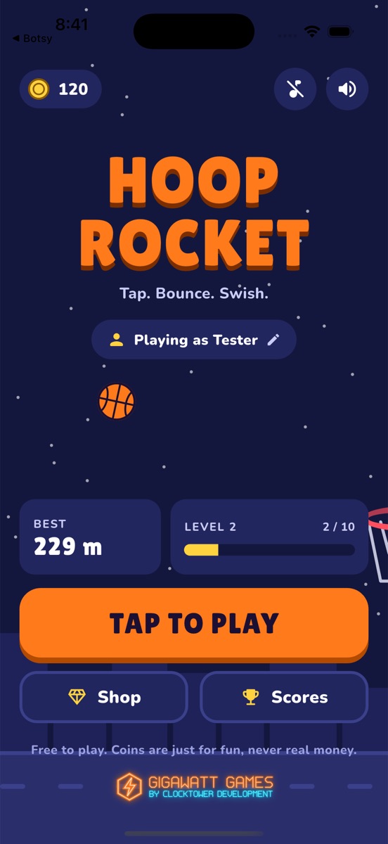 Hoop Rocket screenshot